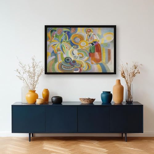 Impression sur toile Delauney grand format pour habiller un mur vide