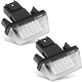 KIMISS Car Number Plate Lights,2pcs 18 LED Left&Right Car License Plate Light Lamp for C3 2002-2009 LED Strip Light