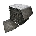 Elite-Tool-Center-200-Pack-Premium-Universal-Absorbent-Mat-Pads-Gray-Polypropylene-32-Gallon-Per-Pack-16-Gallon-Per-Pad-16-x-18-Dimpled
