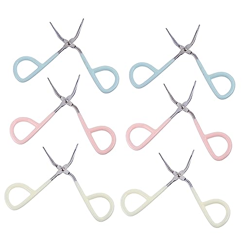 CALLARON Stainless Steel Eyebrow Tweezers Scissors Clip Grooming Kit Eyebrow Comb