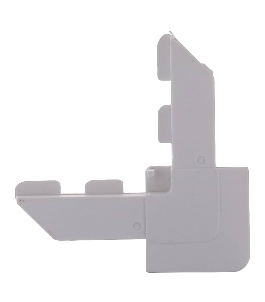 CRL White Square Lip Frame Plastic Corners for WSFL7 Pack of