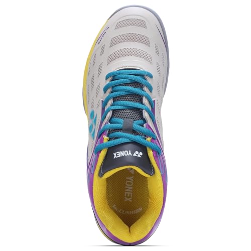 Image of YONEX AKITA Badminton Shoes |Non Marking | Ideal for Badminton,Squash,Table Tennis,Volleyball | Non-Marking Sole |TRU Cushion |Durable Skin Light|Synchro-Fit Insole|Toe Assist Shape|Hexa Grip |Light Weight|Lateral Shell|Extra Cushioning|Snap Back Action|