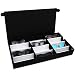 Ikee Design Large 12 Compartment Eyewear Case for Eyeglasses, Sunglasses, Watches, Jewelry 19''W x 9 1/2''D x 2 1/8"H