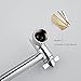Chrome Shower Head Extension, 10 Inch Solid Brass Shower Extension Arm with Durable Anti-leak Lock Joints, Adjustable Shower Head Extension Arm