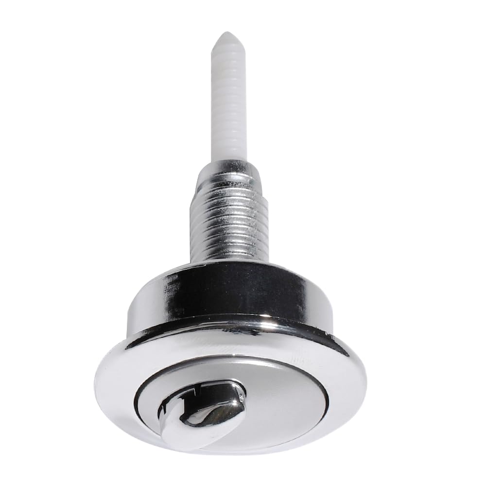 34494907 Optima 49 Doble pulsador WC cromo compatible con Twyford Conjunto de pulsador de cisterna de inodoro de doble descarga