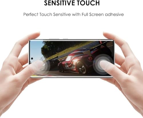 Image of SHILD - (Pack of 1 Curved UV Tempered Glass Screen Protector for Infinix Note 50s 5G | 9H Hardness | Full Adhesive | HD Clarity | Fingerprint Unlock | Edge-to-Edge Coverage | UV Kit Included