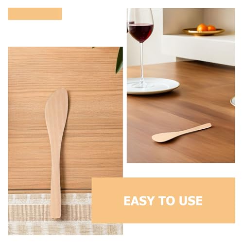 Cuchillos de mantequilla de madera ergonómicos que evitan rayar tus sartenes y recipientes 4