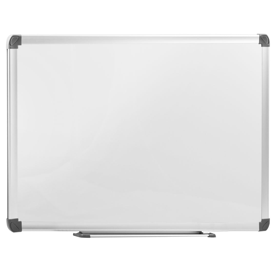 Danieli | Lavagna magnetica da parete con 8 pennarelli cancellabili, 8 calamite, 1 cancellino magnetico. Vaschetta porta accessori e Kit di fissaggio incluso. (60x45x1,5)