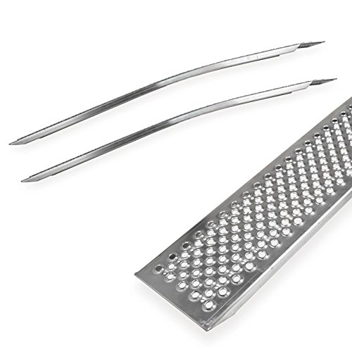 Alu Auffahrrampe Auffahrschiene Verladerampe Rampe Set 21x150 cm gebogen 2 STK. – Bild 4