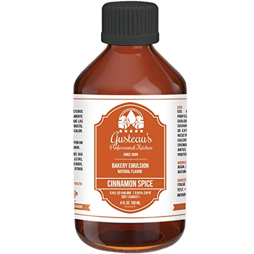 Gusteau's Cinnamon Spice Emulsion 4oz Alcohol & Sugar Free