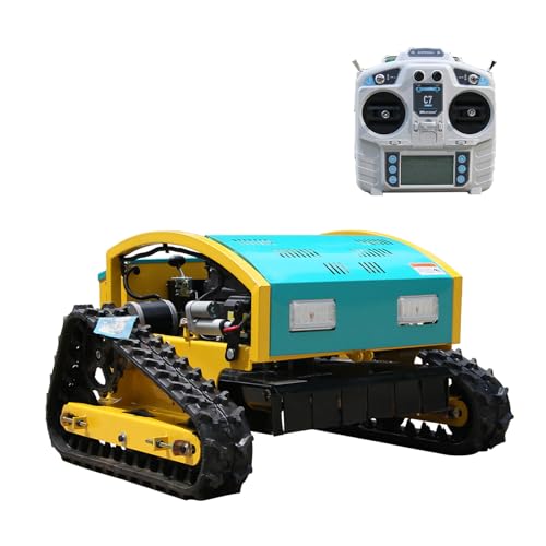 Remote Control Lawn Mower 80% Slope Crawler...