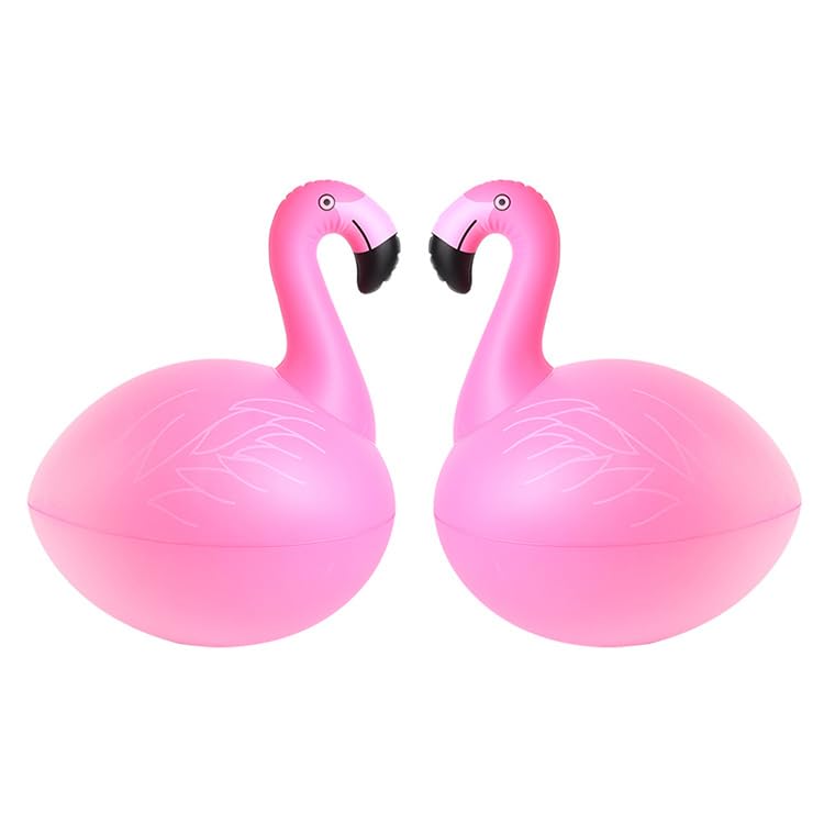 Linterna Solar Hinchable Flamenco para Piscina, Estanque y Jardín, Lámpara LED Flotante IP68, Iluminación Decorativa Automática con Energía Solar (4, Pink)