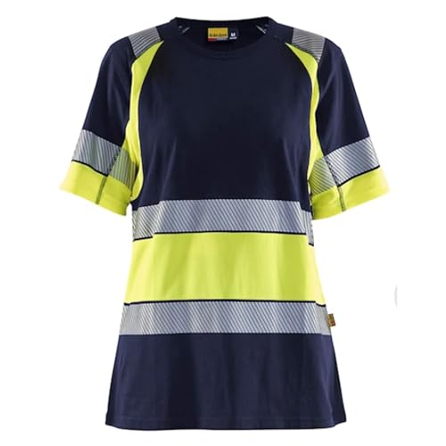 Camiseta alta visibilidad mujer clase 1 Blaklader 3410 para evitar riesgos laborales XS