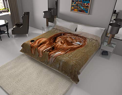 New Solaron King Size Lion Korean Mink Blanket #TOP16