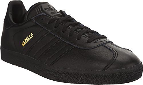 adidas Originals Gazelle, Zapatillas Unisex adulto, Core Black Gold Metallic, 40 EU