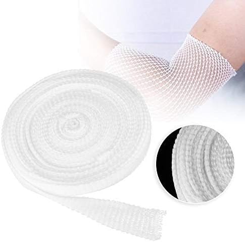 Azonee Elastic Net Wound Dressing Bandage Breathable Tubular Gauze Stretch Support Bandage Fix Band Dressing Wrap Retainer for Wound Dressing's Restraint (5#)