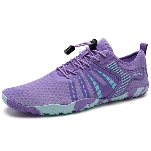 Image of WateLves Water Shoes Mens Womens Beach Swim Shoes Quick-Dry Aqua Socks Pool Shoes for Surf Yoga Water Aerobics