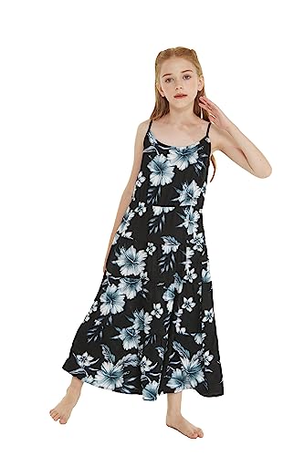 Image of Hawaii Hangover Family Matching Hawaiian Clothes, Midnight Bloom | Family matching Hawaiian outfits, Midnight Bloom, lightweight rayon, machine washable, tropical floral print, luaus, cruises