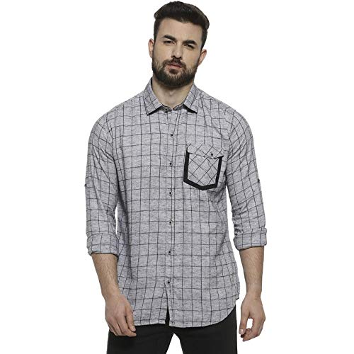 Image of CAHOOT Checkered Men's Full Sleeve Casual Shirt