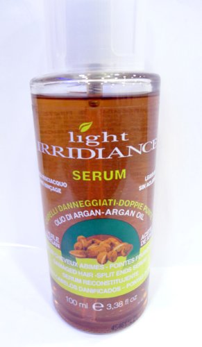 Light Irridiance Essential Care Nourishing - Fluido serum nutritivo 100mL para cabellos dañados / muy tratados | Aceite de Argán
