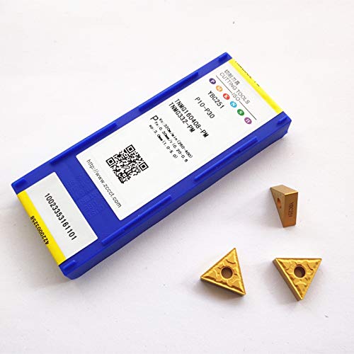 10P TNMG160404-PM YBC251 CNC herramienta de torno, inserto de carburo indexable para acero