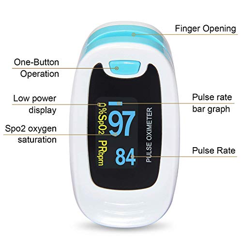 CONTEC CMS50NA Pulse Oximeter SpO2 and PR Value Waveform Blood Oxygen Neck/Wrist Corda - Image 3