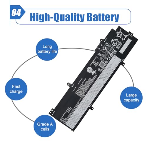 Image of L21M4P72 Laptop Battery 52.5Wh Replacement for ThinkPad T14 Gen 3 / P14s Gen 3 /ThinkPad T14 Gen 4 / P14s Gen 4 Series L21C4P71 L21L4P71 L21M4P71 L21M3P71