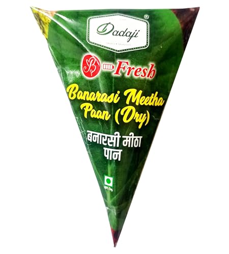 Dadaji Banarasi Meetha Paan, Mouth Freshener, Digestive, After-Meal Snack, Pack of 20 Sachets