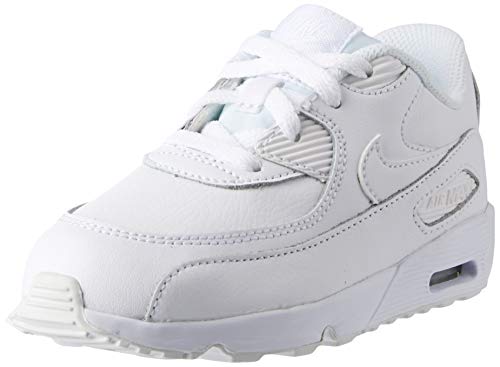 Nike Toddler Air Max 90 LTR White/White (5 M US Toddler)