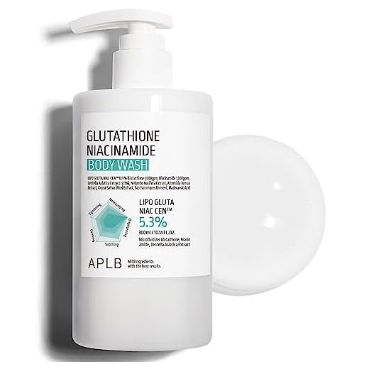 APLB Glutathione Niacinamide Body Wash | LIPO GLUTA NIAC CEN™ 5.3% 10.14 FL.OZ/Korean Skincare, Gentle Ingredients for The Safety of Your Skin, Long Lasting deep Moisture for Soft Skin