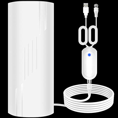 900+ Miles Range TV Antenna, Digital TV Antenna Indoor with Amplifier and Signal Booster, Portable HD Antenna for TV Indoor Outdoor for Smart TV and Old TVs - 35ft Coax Cable - Support 4K 1080p