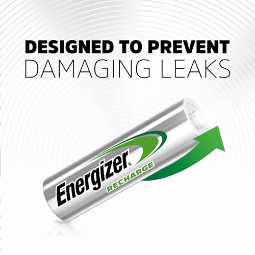 Energizer Recharge Universal 2000 mAh Rechargeable AA Batteries, Pre-Charged, 8 count