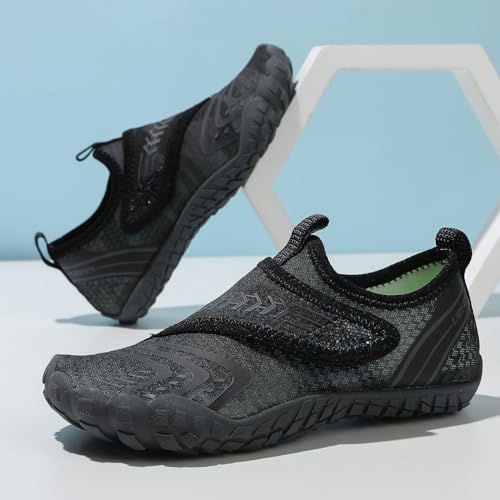 Image of UBFEN Kids Water Shoes for Boys Girls Quick-Dry Swim Aqua Socks | Lightweight, Barefoot-style, Perfect for Water parks, Beach, Pool, Kayak, Creek Hiking, Camping, Toddler, Little Kid, Big Kid