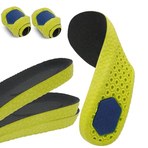 2 pares de plantillas de espuma Memory Foam para hombre y mujer
