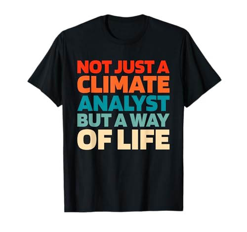 Retro Environnement - Climat Vintage Analyste Climatique T-Shirt