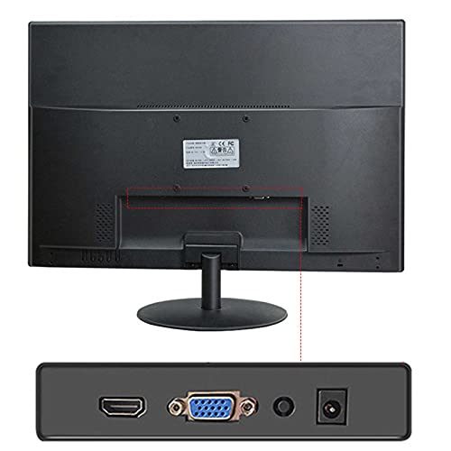 Image of 24-inch Desktop Monitor Portable Full Hd LCD External Monitor 1920x1080p with Hdml+vga Interface Suitable Monitor for Standing Home Offices Computers Games