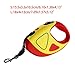 Hisocute Retractable Dog Leash for Dogs Locked System Automatic LED Light Non-Tangling