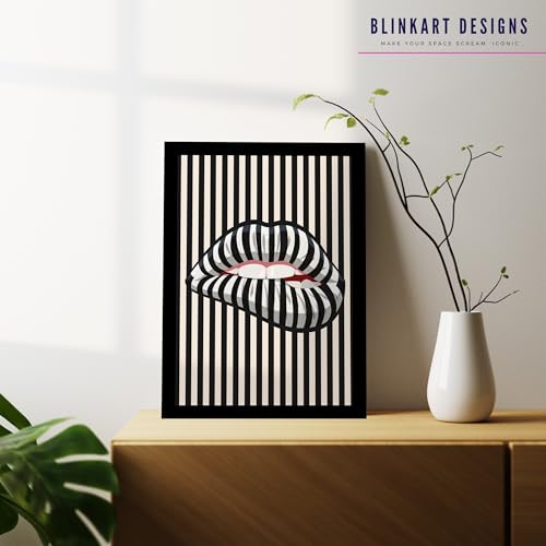 Image of BLINKART Trendy Abstract Wall Art Painting Print Design | Aesthetic Wall Decor Photo Artwork Frame Decoration Hanging For Home Bedroom Living Room Office Wall Decor | T056 | 13x10 Inches