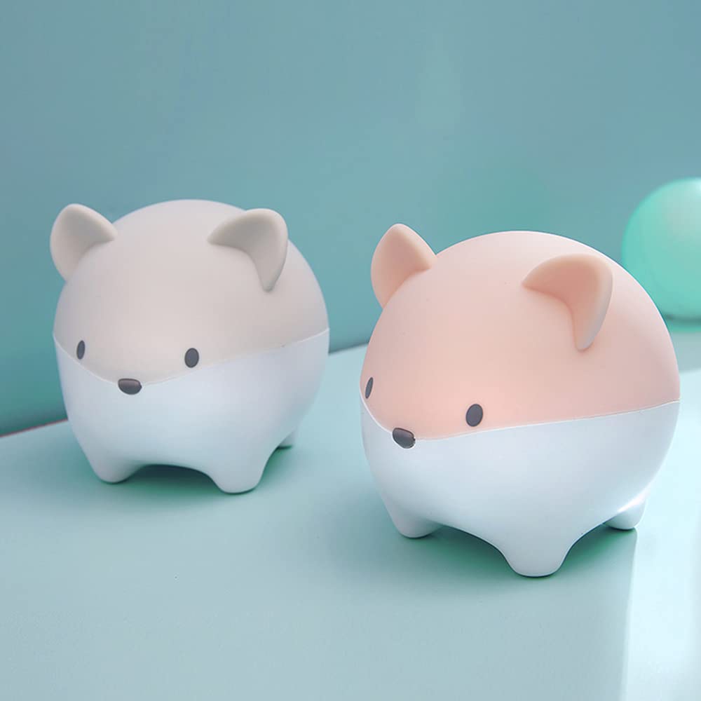 Piccola Luce Notturna Divertente per Topi, Luce Kawaii sicura e Durevole e compagna Luminosa, Adatta per l'alimentazione del Bambino e Il Cambio del Pannolino