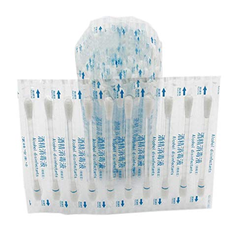 30Pcs/Set Disposable Medical Alcohol Stick Disinfected Cotton Swabs Double-headed Cotton Buds For Emergency Care Sanitary