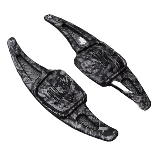 �Ԃ̃V�t�g�p�h�� Compatible With For Tiguan For MK2 For Golf 7.5 For Passat For B8 �Ԃ̃X�e�A�����O�z�C�[���p�h���V�t�^�[�G�N�X�e���V�����ƌ݊���������܂��B(Satin black)