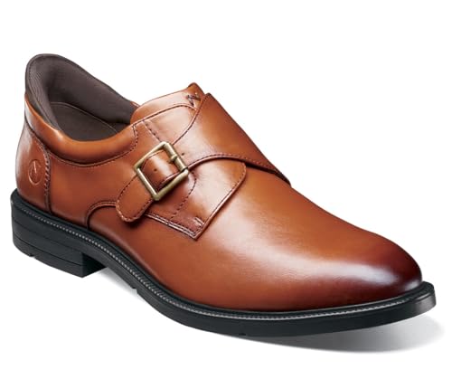 [Nunn Bush] ���[�t�@�[ Kore Ez Hero Plain Toe Monk Strap Slip Resistant Ez-on and Ez-off Lightweight Loafer �����Y �R�j���b�N 29.0 cm