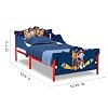 Delta Children PAW Patrol 3D Toddler Bed, Blue
