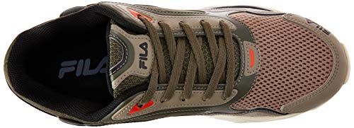 Tênis Interceptor, Fila, Masculino, Oliva/Oliva/Laranja, 38