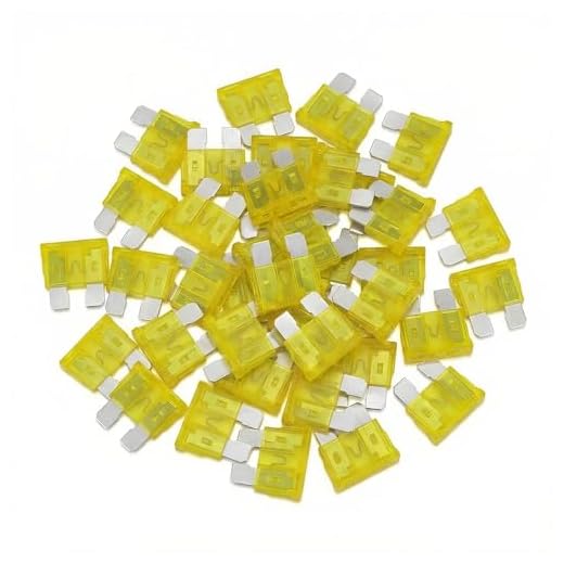 (80Pcs) 20 Amp Standard Fuse, 20A Car Blade Fuses for Car/RV/Truck/SUV/Motorcycle/Boat