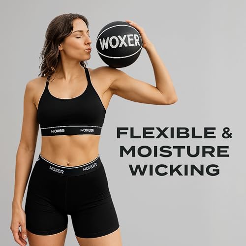 Image of Woxer Boxer Shorts for Women - 5 inch Baller Boy Shorts Underwear, Soft Modal, Chafe Free - Breathable & Moisture-Wicking