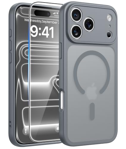 Image of FNTCASE for iPhone 17 Pro Case, Phone 2026 Pro Case, Fit for Magsafe Grey