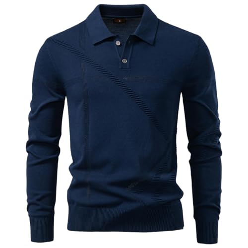 Pull jacquard homme business casual idéal pour le bureau en hiver