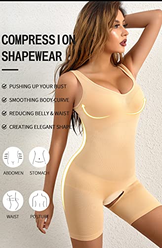 Image of Women Spandex & Nylon High Compression Body Suit (ED009)