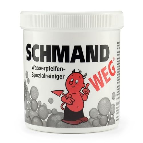 Schmand Weg Reiniger 140 g | Spezialreiniger für Wasserpfeifen Bongs & Glaszubehör Effektiver Bong Cleaner Pulver zur gründlichen Reinigung
